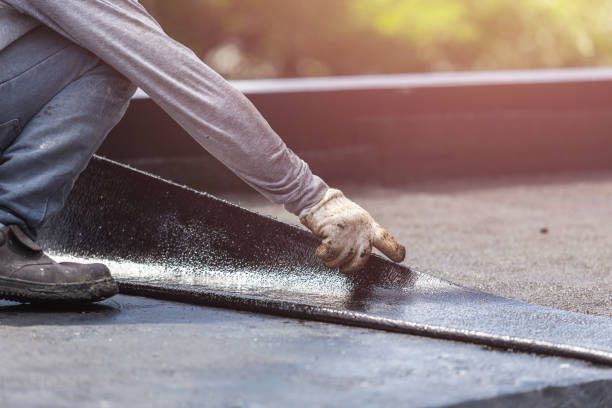 Professional Basement Waterproofing technician working in Rockaway, NJ